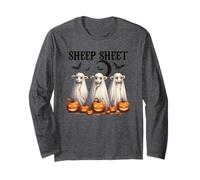 Funny Halloween Farm Animals Sheep Sheet Long Sleeve T-Shirt