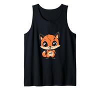 Funny Halloween Fox Zombie Comic Tank Top