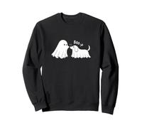 Funny Halloween Ghost Boop Dog's Nose Spooky Vibes Dog Lover Sweatshirt