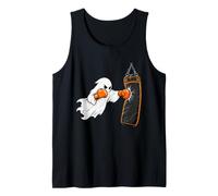 Funny Halloween Ghost Boxing Boy Men Boxer Spooky Season Tank Top
