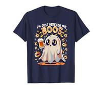 Funny Halloween Ghost Costume I'm Just Here for the Boos T-Shirt