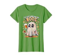 Funny Halloween Ghost Costume I'm Just Here for The Boos T-Shirt, Women, Grass Green, Large