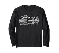 Funny Halloween Ghost Costume Social Studies Teacher History Long Sleeve T-Shirt