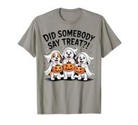 Funny Halloween Ghost Dogs Did Somebody Say T-Shirt