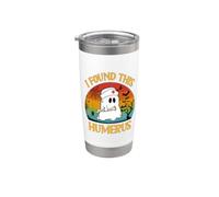 Funny Halloween Ghost Nurse Retro I Found This Humerus Women Stainless Steel Insulated Tumbler