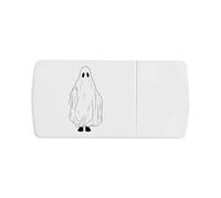 'Funny Halloween Ghost' Pill Box with Tablet Splitter (PI00033751)