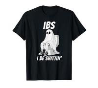Funny Halloween Ghost Pooping Chronic IBS I Be Shitting T-Shirt
