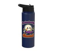 Funny Halloween Ghost Professionally Ghosted Stainless Steel Insulated Water Bottle