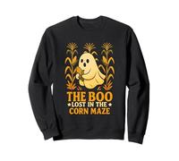 Funny Halloween Ghost The Boo Lost In The Corn Maze Sweatshirt