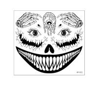 Funny Halloween glow-in-the-dark tattoo stickers, temporary tattoo stickers, party dance festival decorations(HY-012)