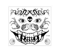Funny Halloween glow-in-the-dark tattoo stickers, temporary tattoo stickers, party dance festival decorations(HY-004)