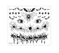 Funny Halloween glow-in-the-dark tattoo stickers, temporary tattoo stickers, party dance festival decorations(HY-002)