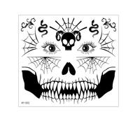 Funny Halloween glow-in-the-dark tattoo stickers, temporary tattoo stickers, party dance festival decorations(HY-003)