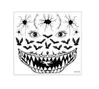 Funny Halloween glow-in-the-dark tattoo stickers, temporary tattoo stickers, party dance festival decorations(HY-010)
