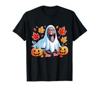 Funny Halloween Goose Ghost Spooky Pumpkin Fall Goose Lover T-Shirt