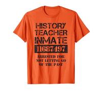 Funny Halloween History Teacher Prisoner Costume T-Shirt