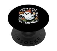 Funny Halloween I Ghost People Adult Style PopSockets Adhesive PopGrip
