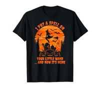 Funny Halloween I Put A Spell On Your Wand Witch Quote T-Shirt