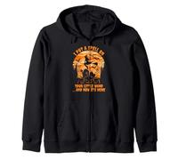 Funny Halloween I Put A Spell On Your Wand Witch Quote Zip Hoodie
