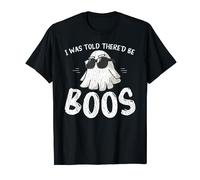 Funny Halloween "I Was Told There'd Be Boos" Costume Party T-Shirt