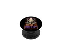 Funny Halloween It's Right Behind Me Isn't It Ghost PopSockets Adhesive PopGrip