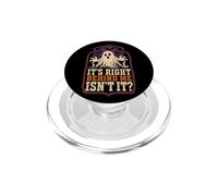 Funny Halloween It's Right Behind Me Isn't It Ghost PopSockets PopGrip for MagSafe
