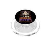 Funny Halloween It's Right Behind Me Isn't It Ghost PopSockets PopGrip for MagSafe