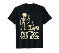 Funny Halloween Ive Got Your Back Skeleton Spine Pun Costume T-Shirt