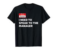 Funny Halloween Karen Costume I Need To Speak To The Manager T-Shirt