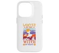 Funny Halloween Lawyer BY Day Witch BY Night Case for iPhone 14 Pro