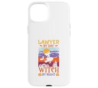 Funny Halloween Lawyer BY Day Witch BY Night Case for iPhone 15 Plus