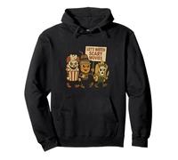 Funny Halloween Let's Watch Scary Movies Horror Fan Pullover Hoodie
