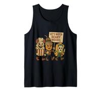 Funny Halloween Let's Watch Scary Movies Horror Fan Tank Top