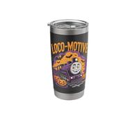 Funny Halloween Loco-Motive Spooky Train Adventure Stainless Steel Insulated Tumbler
