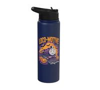 Funny Halloween Loco-Motive Spooky Train Adventure Stainless Steel Insulated Water Bottle