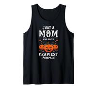 Funny Halloween Mom with The Silliest Pumpkin Ever Tank Top