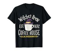 Funny Halloween Party Ladies Witches Brew Coffee House Women T-Shirt