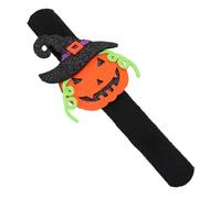 Funny Halloween Slap Bracelet, Colorful Evil Pumpkin Papa Circle Wristband, Dress-up Props For Halloween Party
