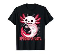 Funny Halloween Spooks-A-Lotl Pastel Kawaii Axolotl Costume T-Shirt