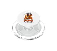 Funny Halloween T-Rex Werewolf Dinosaur Too Cool To Spook PopSockets PopGrip for MagSafe