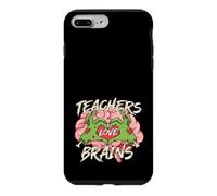 Funny Halloween Teacher Gift, Costume, Teachers Love Brains Case for iPhone 7 Plus/8 Plus