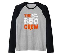 Funny Halloween The Boo Crew Family Style 03 Raglan Baseball Tee