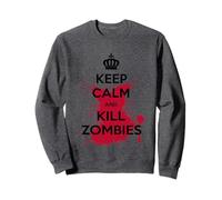 Funny Halloween zombie shirt - keep calm and kill zombies Sweatshirt