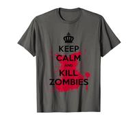 Funny Halloween zombie shirt - keep calm and kill zombies T-Shirt