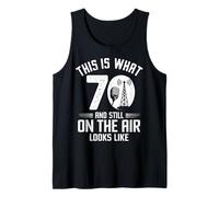 Funny Ham Radio Operator 70th Birthday 70 Years Old Bday Tank Top