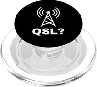 Funny Ham Radio Operator Amateur Morse Call Sign Code PopSockets PopGrip for MagSafe