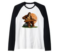 Funny Hammered Dulcimer Raglan Baseball Tee
