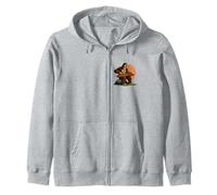 Funny hammered dulcimer Zip Hoodie