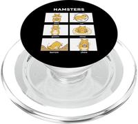 Funny Hamster Activities Pet Owner Dwarf Syrian Hamster PopSockets PopGrip for MagSafe