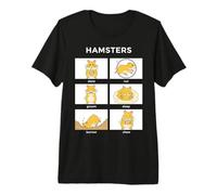 Funny Hamster Activities Pet Owner Dwarf Syrian Hamster Premium T-Shirt